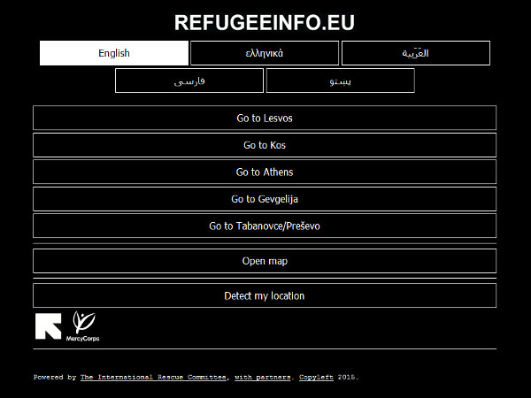 Portal refugeeinfo.eu